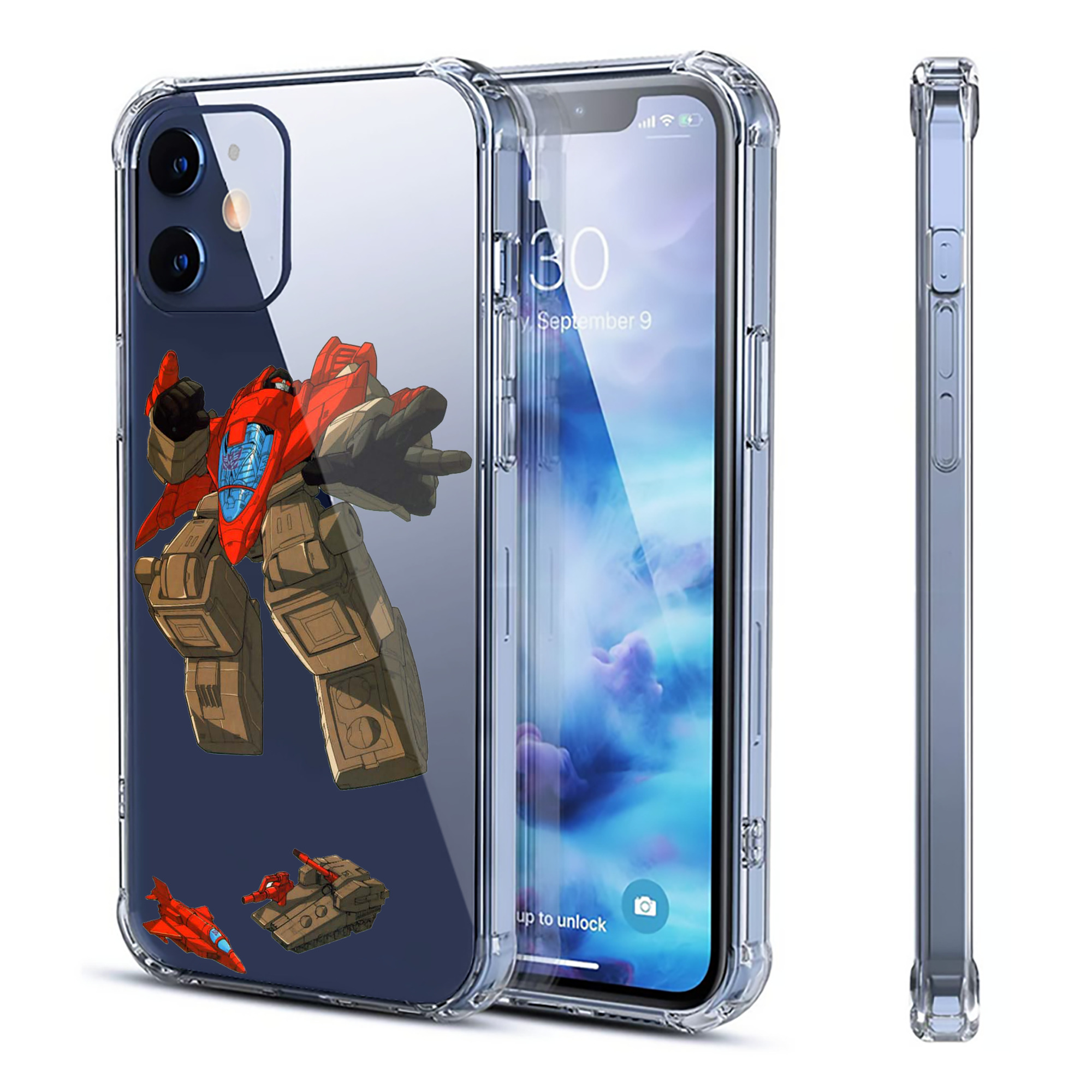 （画像用）  【iPhone 12シリーズ対応】透明スマホケース（クリアソフトケース）